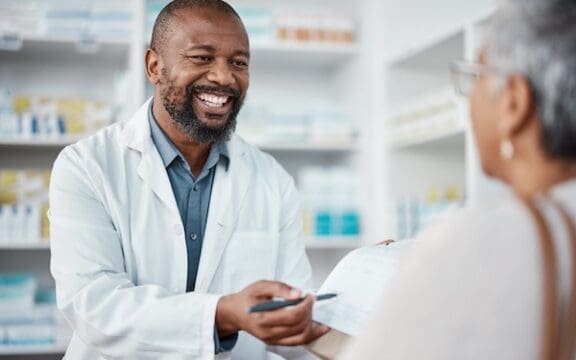 A pharmacist explaining the Auvelity experience that patients have with this new medication.